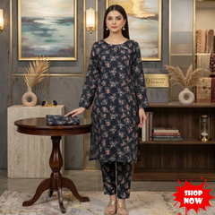 🌿 2 Piece Lawn Digital Print Suit Design LS646