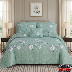 7 Pcs Comforter Set King Size Design KCC 22