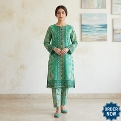 🌿 2 Piece Lawn Digital Print Suit Design LS660