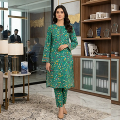 2 Piece LawnDigital  Print Suit Design LS213 – Stylish Ladies Summer Outfit | Soft & Breathable Fabric