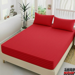 3Pc Fitted Sheet 596