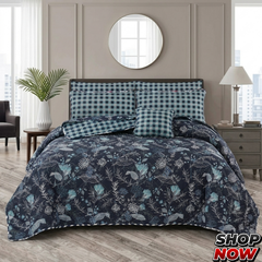 7 Pcs Comforter Set King Size Design KCC 94
