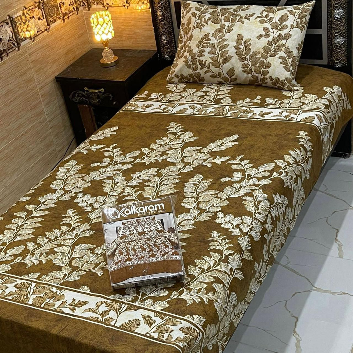 4 Pcs Single Pair Bedsheets (2x single bed sheets) 8850