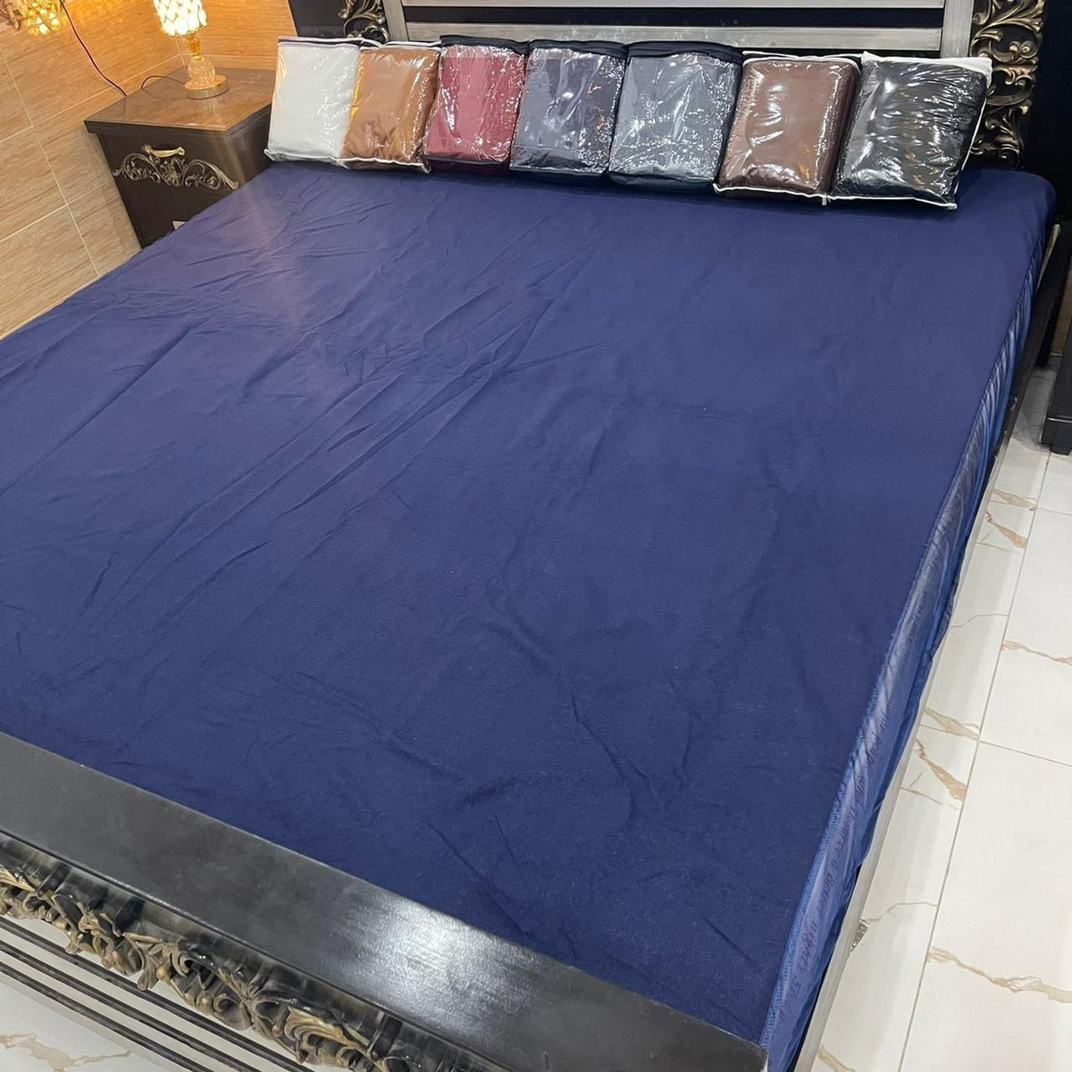 Waterproof Mattress Protector Covers – BLUE