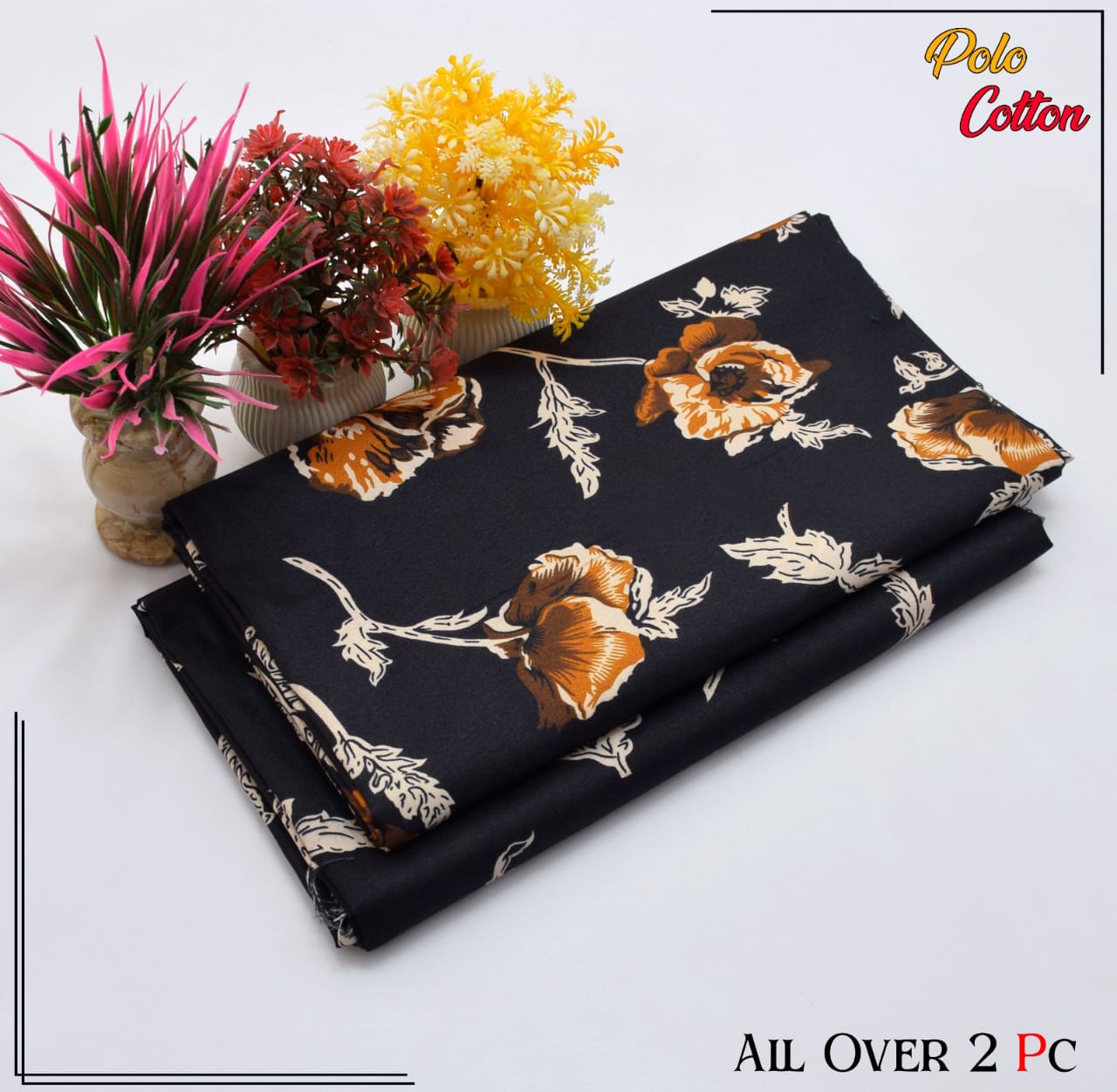 2 Piece – Cotton Digital Print Suit ( Design LS165)