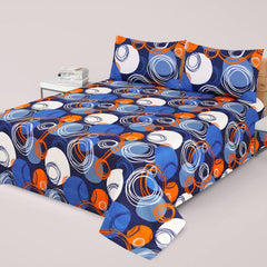 3PCS KING COTTON BED SHEET  B-810