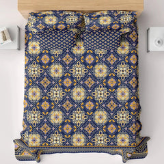 3PCS KING COTTON BED SHEET  B-823