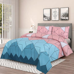 3PCS KING COTTON BED SHEET  B-827