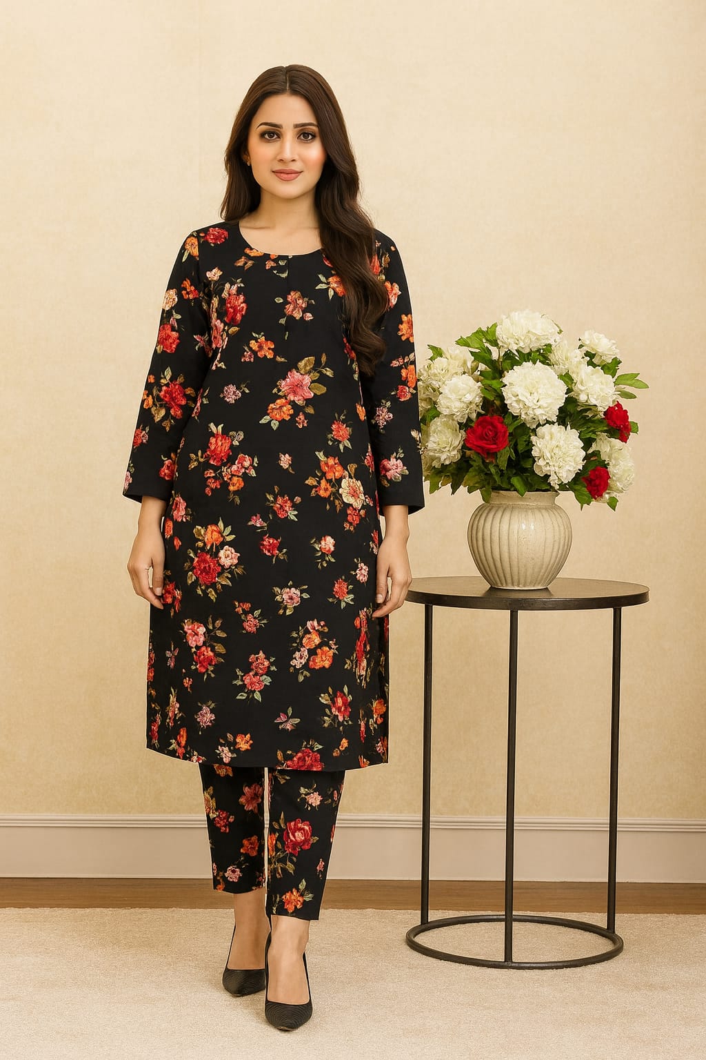 2 Piece – Lawn Digital Print Suit Design LS658