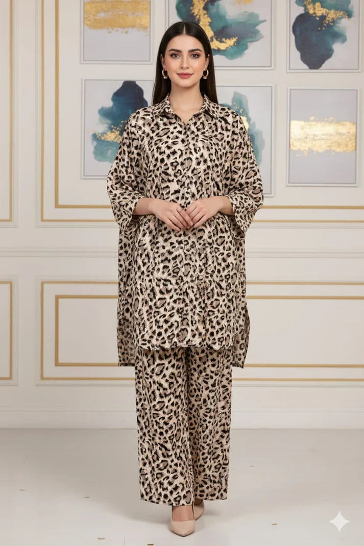 2 Piece  Lawn DigitalPrint Suit Design LS217