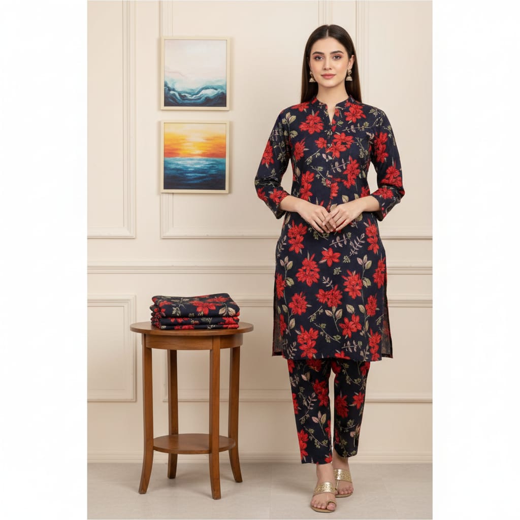 2 Piece – Lawn Digital Print Suit Design LS226