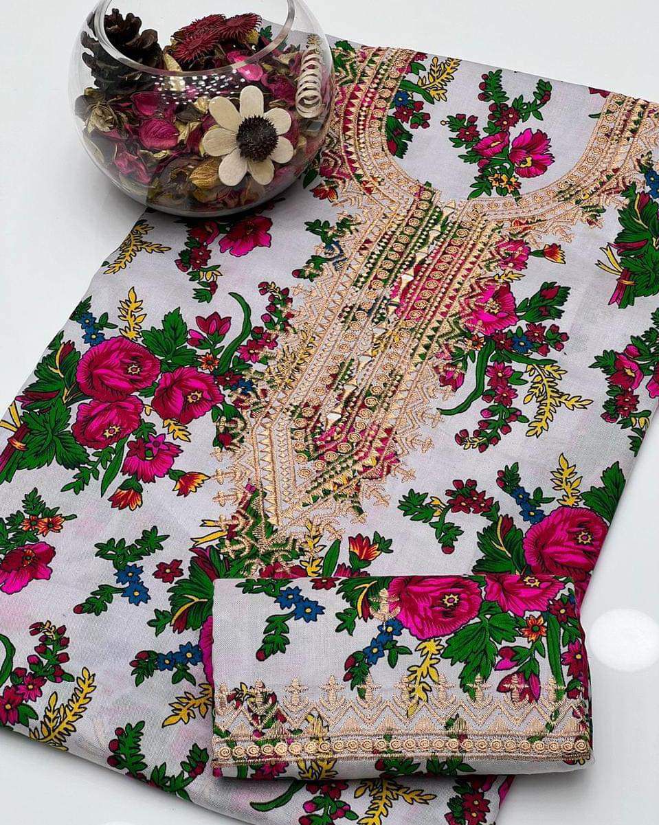 Embroidery Shirt sleeves and Trouser  5226