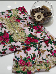 Embroidery Shirt sleeves and Trouser  5226