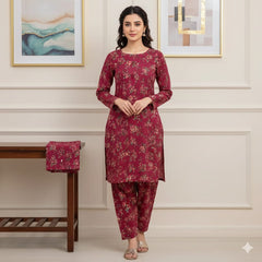 🌿 2 Piece Lawn Digital Print Suit Design LS644