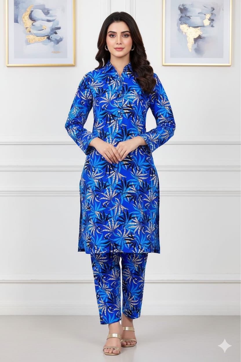 🌿 2 Piece Lawn Digital Print Suit Design LS645