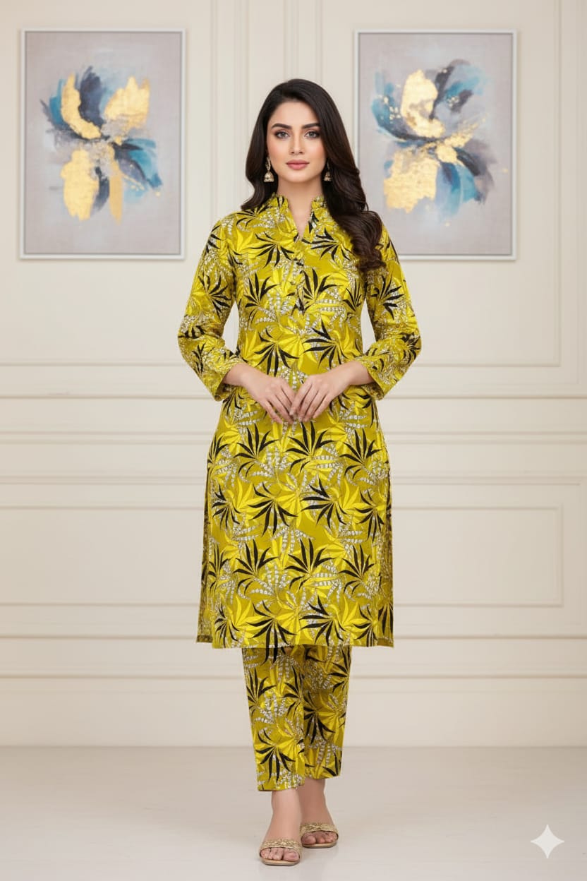 🌿 2 Piece Lawn Digital Print Suit Design LS648