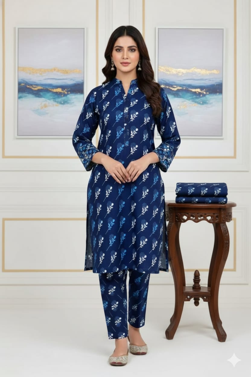 🌿 2 Piece Lawn Digital Print Suit Design LS637
