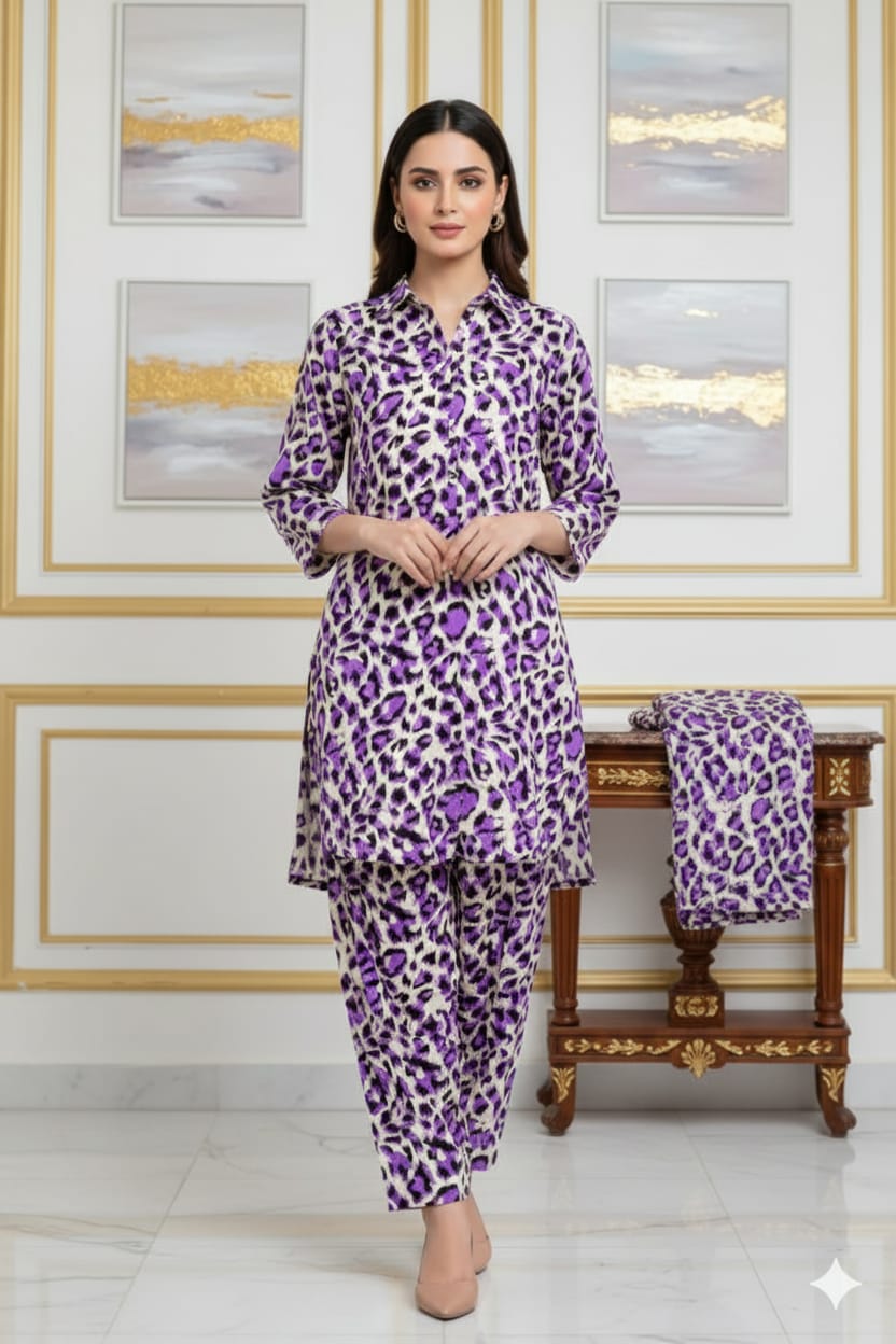 🌿 2 Piece Lawn Digital Print Suit Design LS638