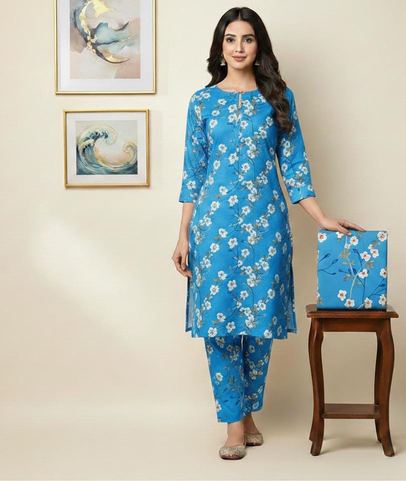 🌿 2 Piece Lawn Digital Print Suit Design LS641