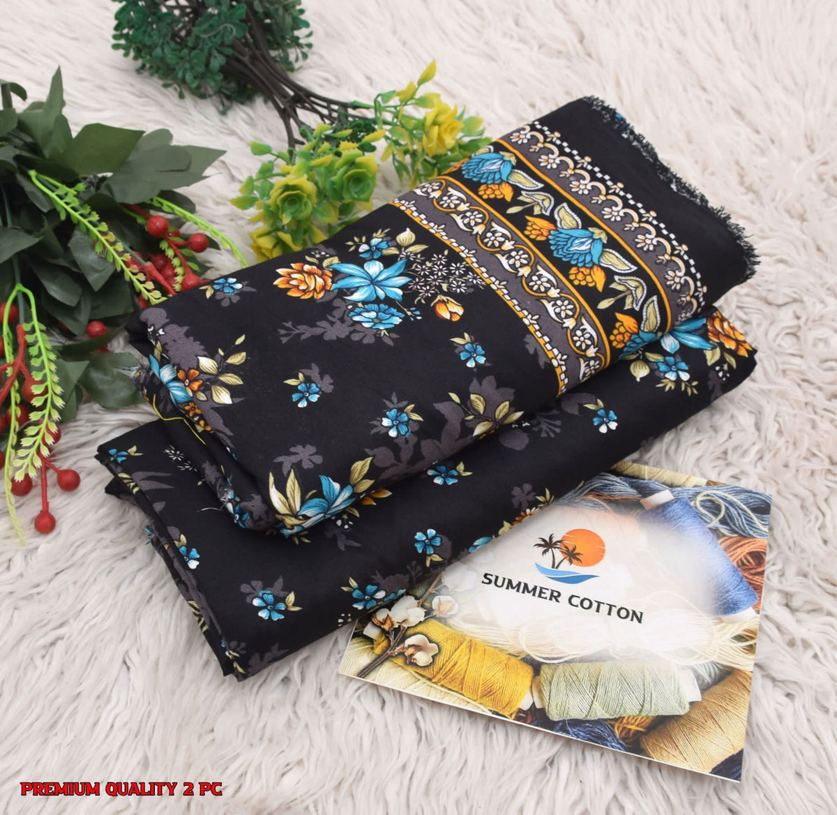 2 Piece LawnDigital  Print Suit Design LS 343