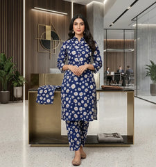 2 Piece LawnDigital  Print Suit Design LS188 – Elegant Ladies Summer Collection | Soft & Breathable Cotton Fabric
