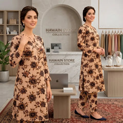2 Piece LawnDigital  Print Suit Design LS218 – Stylish Ladies Summer Outfit | Soft & Breathable Fabric